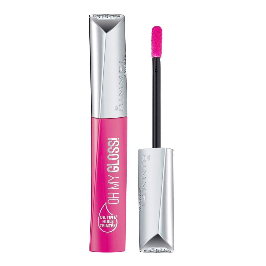 Rimmel Ultra-Glossy Oil Tint Lip Gloss in Modern Pink
