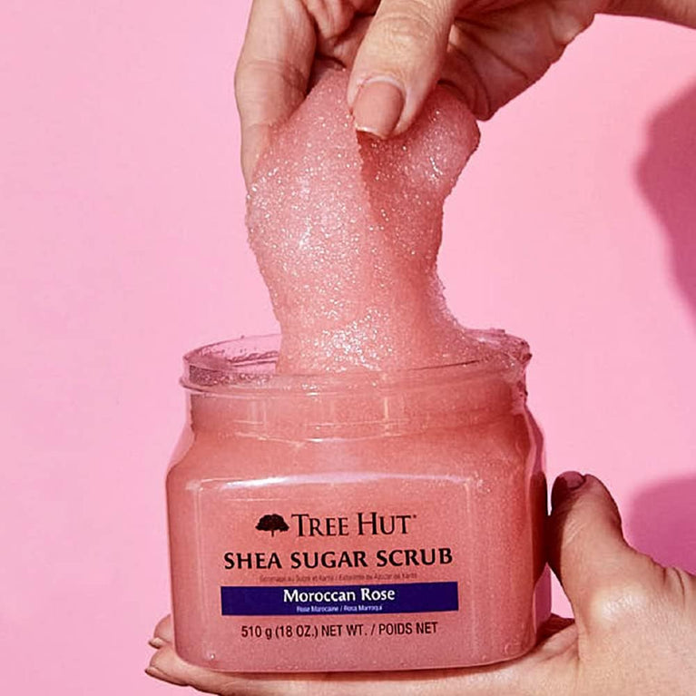 Exotic Moroccan Rose Shea Sugar Exfoliating Scrub - 18 oz by Tree Hut