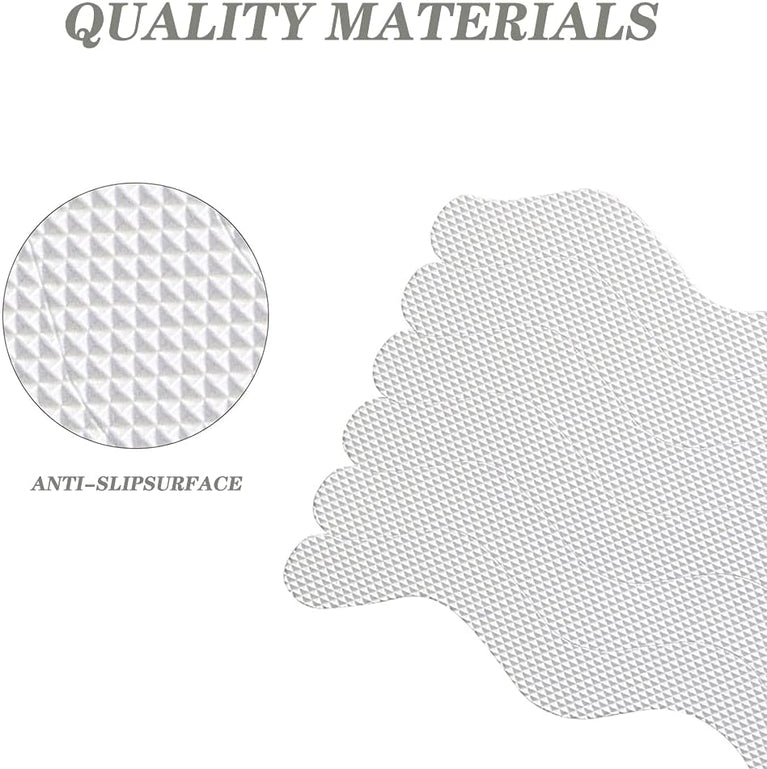24-Piece CCLKHY Non-Slip Bathtub Stickers for Safe Shower and Bath