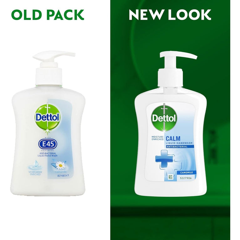 Dettol Camomile Antibacterial Hand Soap - 250ml x 6 Pack