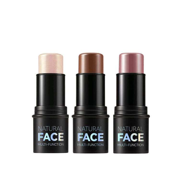 Ultimate 3-in-1 Cream Contour Beauty Wands with Waterproof Blush and Highlighter Sticks