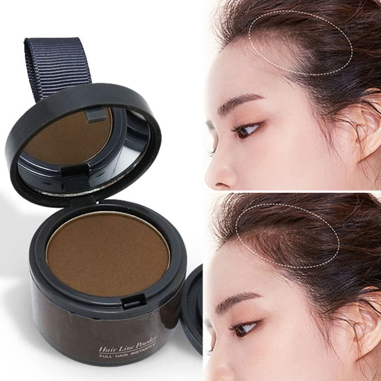 Hairline Powder, Hair Root Dye, Instantly Hair Color Shadow Cover Gray Hair Root, Hair Touch-Up, Thin Hair Powder 4g