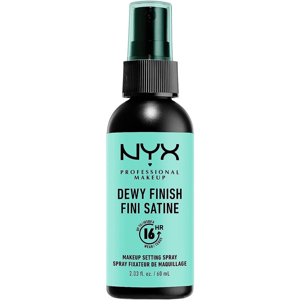 NYX Pro Makeup Dewy Finish Setting Spray for Long-lasting Makeup