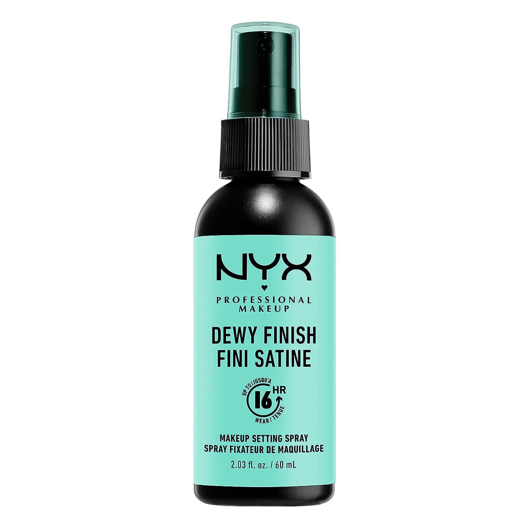 NYX Pro Makeup Dewy Finish Setting Spray for Long-lasting Makeup