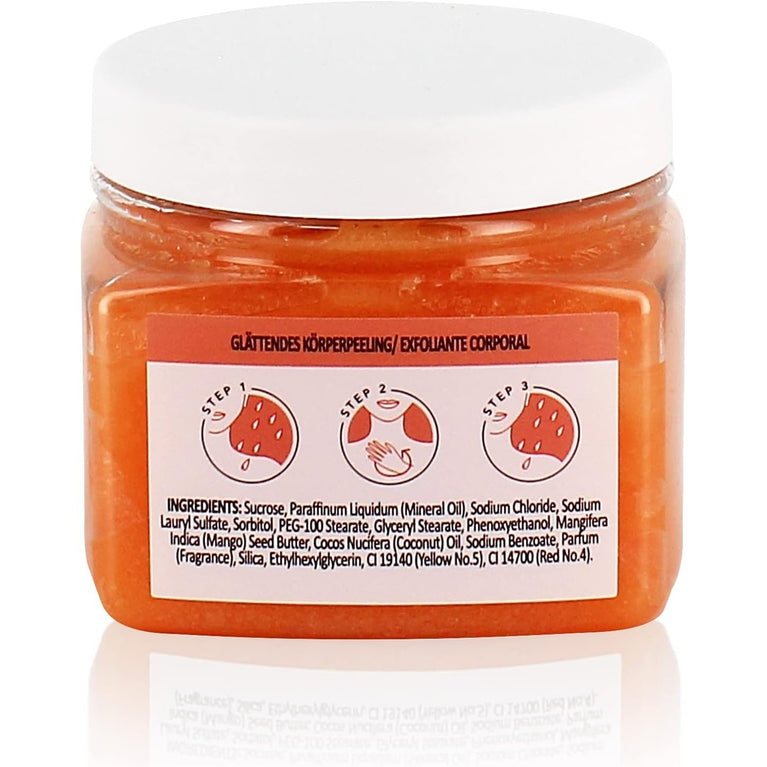 Sunday Rain Mango and Coconut Polishing Body Scrub for Soft and Smooth Skin, 265g