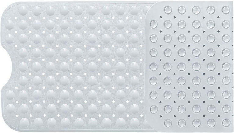 Pinzz Extra Long Non-Slip Bathtub Mat with Modern Design