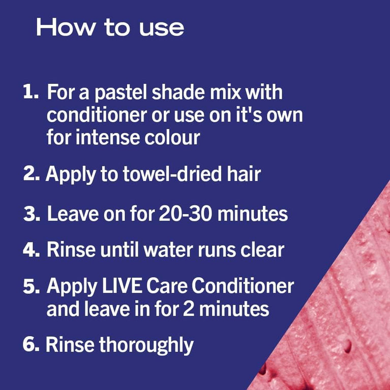 Live Schwarzkopf Ultra Brights Or Pastels, Vibrant Semi-Permanent Hair Dye, Lasts Up to 15 Washes, Pillar Box Red 092, 1 Count