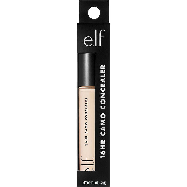 e.l.f. Light Ivory 16HR Camo Concealer with Full Coverage & Matte Finish, 0.203 Fl Oz (6mL)