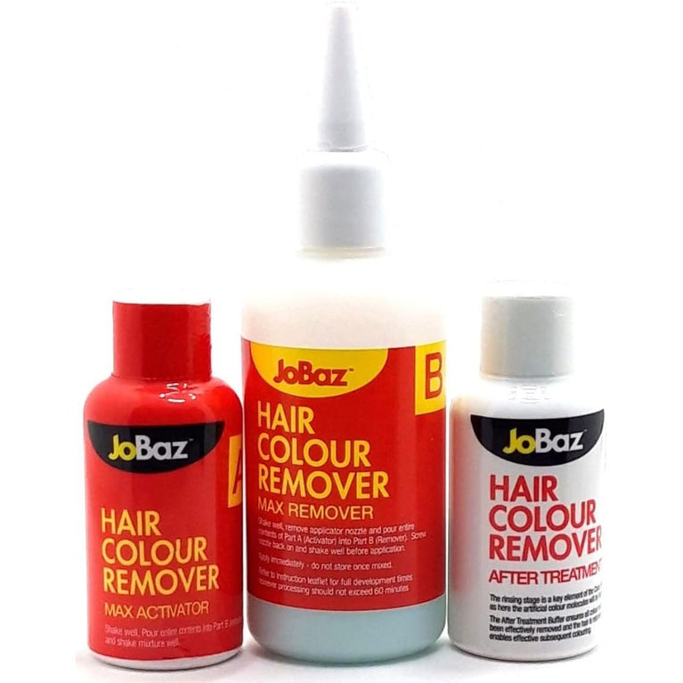 Jobaz Hair Colour Remover (Pack of 2) Max Strength - Gloves and Instructions Included – For Safe and Effective Removal of Undesirable Hair Colour