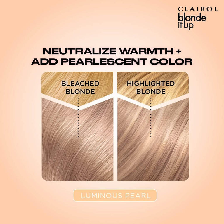 Clairol Luminous Pearl Blonde Crystal Glow Toner & Gloss Treatment
