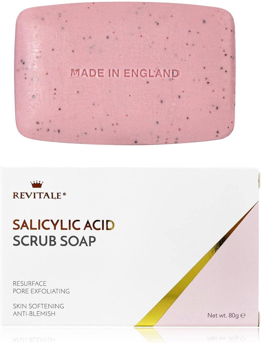 Revitale Salicylic Acid Scrub Soap: Pore Exfoliating and Blemish-Fighting Skin Solution