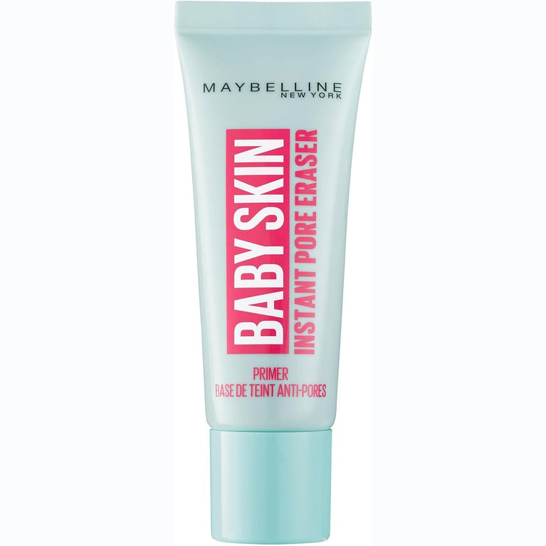 Maybelline Transparent Matte Primer for Flawless Skin, Pore Eraser, Shine Control, 22 ml - Single Pack