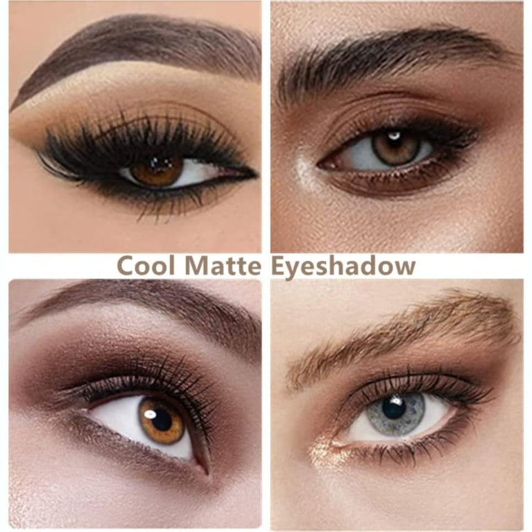 Mysense 10-Shade Matte Eyeshadow Palette, High-Pigment Makeup, Nature-Inspired, Long-Lasting & Waterproof, Perfect for All Skin-types & Occasions