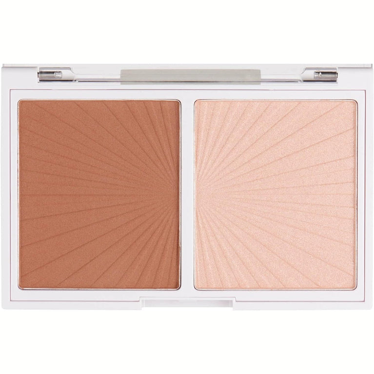 Travel-Friendly Contour, Sculpt, and Highlight Powder Kit, 10g with Radiant Finish