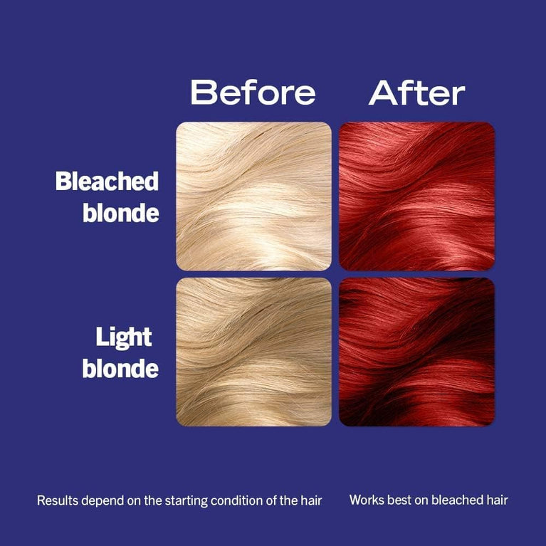 Schwarzkopf LIVE Real Red Hair Dye with Vibrancy Serum - Intense Permanent Color for Stunning Shine - 142.0 ml volume