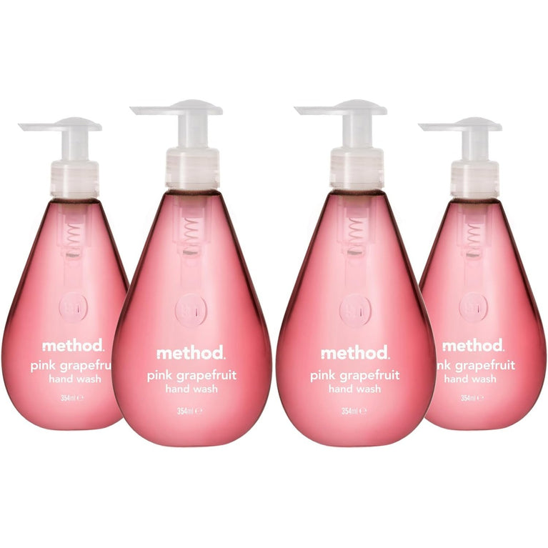 Method Pink Grapefruit Hand Wash, Pack of 4, 354ml