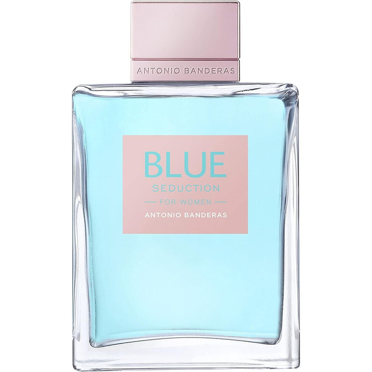 Blue Seduction Woman Eau de Toilette - Floral Aquatic Fragrance for Day Wear - 200 ml