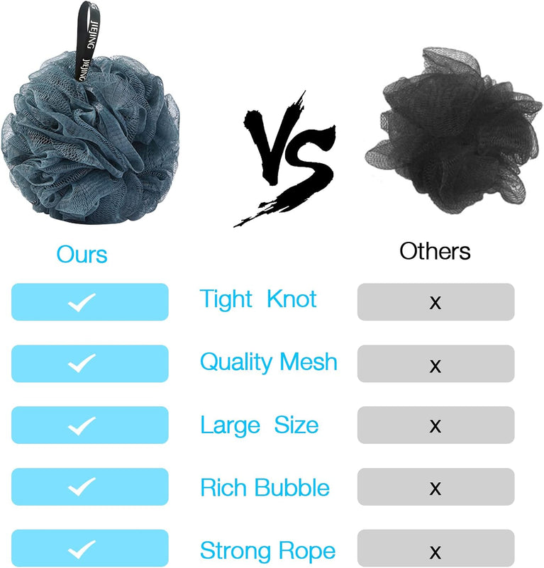 Bath Sponge Shower Puff for Gentle and Effective Exfoliation