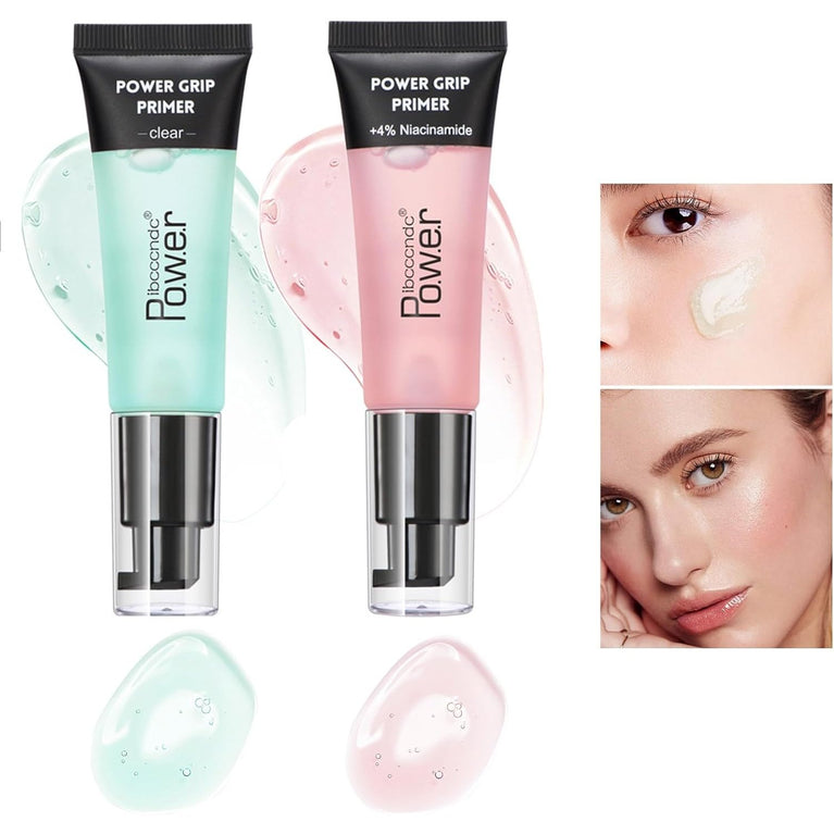 Mrettick Dual-Tone Ultra-Hydrating Primer with Hyaluronic Acid - A Gel Formulation for Long-Lasting, Smooth, and Moisturized Makeup Finish