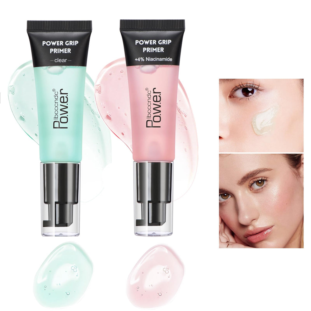 Mrettick Dual-Tone Ultra-Hydrating Primer with Hyaluronic Acid - A Gel Formulation for Long-Lasting, Smooth, and Moisturized Makeup Finish