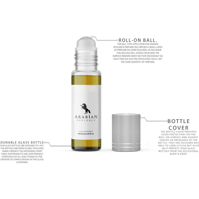 White Musk Perfume Oil for Women - 6ml Roll-On Bottle