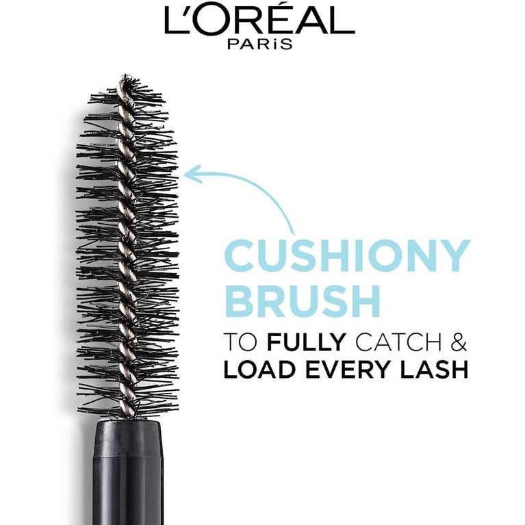 L'Oreal Paris Inflated Lashes Mascara, Long Lasting, Resistant to Smudging and Flaking, Easy Removal with Warm Water, Black