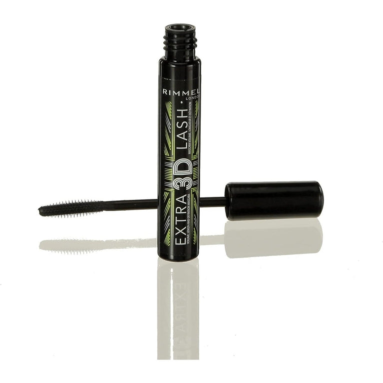 Rimmel 3D Lash Enhancer Mascara with Vitamin E, Smudge-Proof, Extreme Black, 8ml