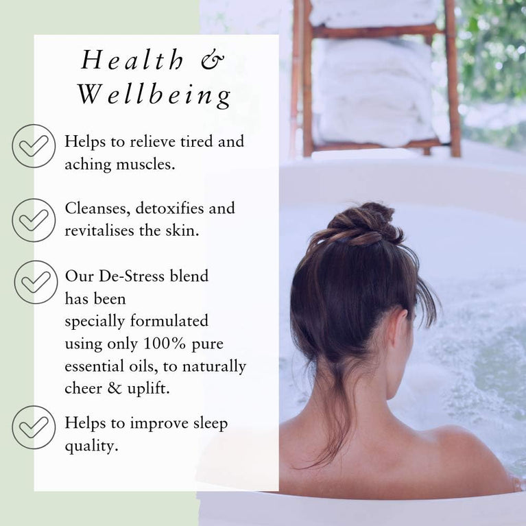 Relax and Rejuvenate with Absolute Aromas De-Stress Bath Salts 290g