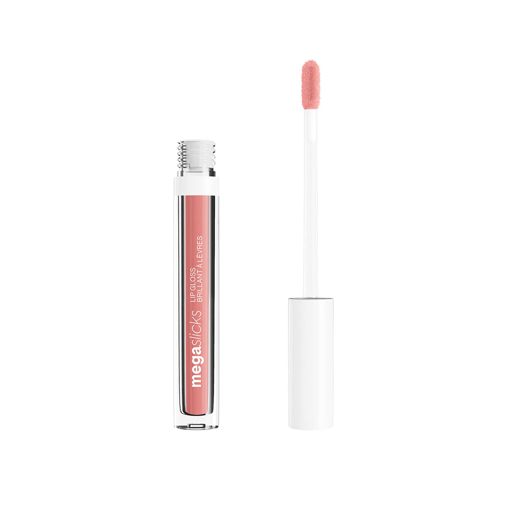 Wet 'n' Wild Extra-Glossy Vegan Lip Gloss with Hyaluronic Acid and Collagen - Mega Slicks in Snuggle Sesh