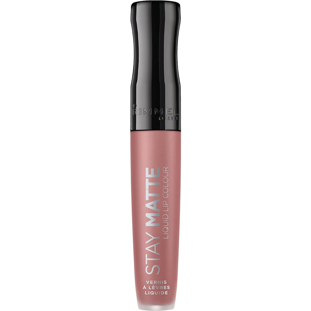 Rimmel London Strapless Nude Shade 3 Liquid Lipstick - Stay Matte, Kiss-Proof, Water-Proof & Touch-Proof, 5.5 ml