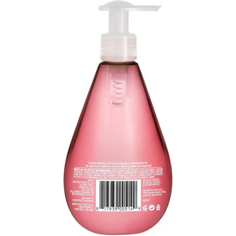 Method Pink Grapefruit Hand Wash, Pack of 4, 354ml