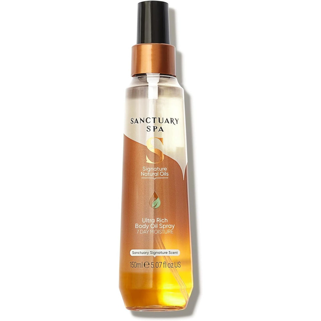 Sanctuary Spa Body Oil Spray with Gold of Pleasure and Olive Oil - 150 ml