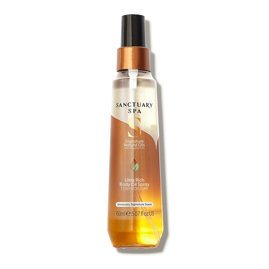 Sanctuary Spa Body Oil Spray with Gold of Pleasure and Olive Oil - 150 ml