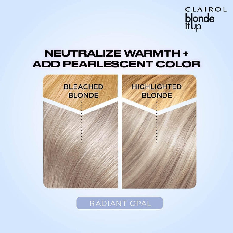 Clairol Radiant Opal Blonde Toning Kit with Crystal Glow Effect