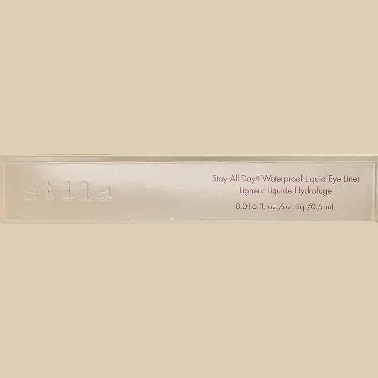 Stila All-Day Endurance Waterproof Liquid Eyeliner for Intense Pigmentation, 0.5 ml