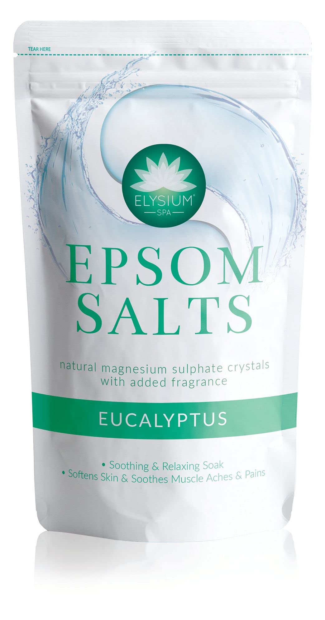 Elysium Spa Natural Eucalyptus Epsom Salts 1Kg