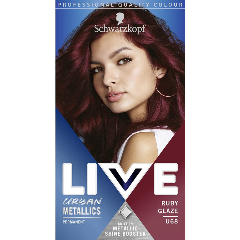 Urban Metallics Ruby Glaze Hair Dye with Coconut Oil