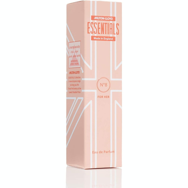 MILTON-LLOYD ESSENTIALS No 8 Women's Eau de Parfum - 50ml Luxurious and Long-Lasting Fragrance