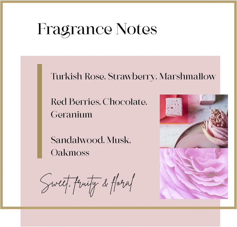 Luxurious Marshmallow & Rose Milk Shower Gel - Pack of 4 x 500ml