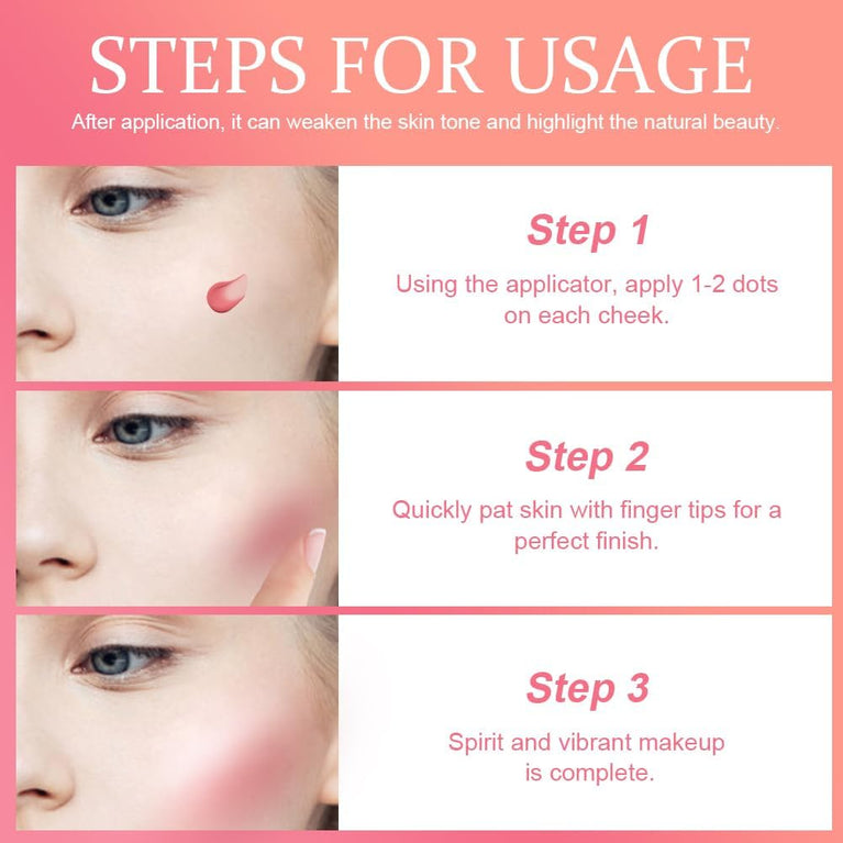 LOPHE Multi-Use Liquid Blush with Subtle Glitter Finish