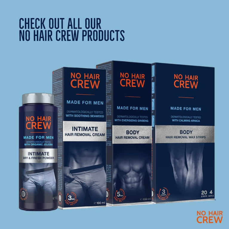 NO HAIR CREW Intimate Dry & Fresh Powder for Men - 100g