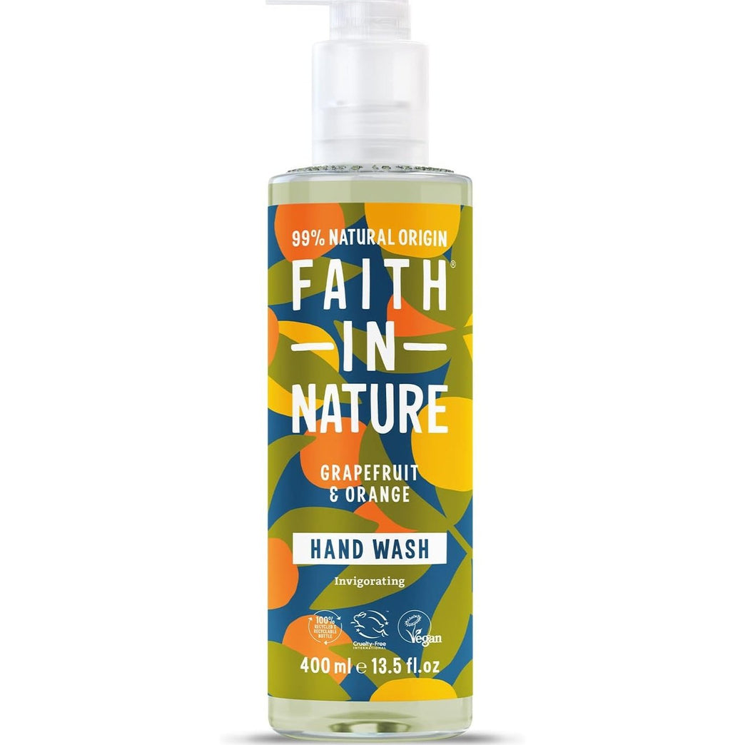 Invigorating Vegan Grapefruit and Orange Hand Wash - 400 ml