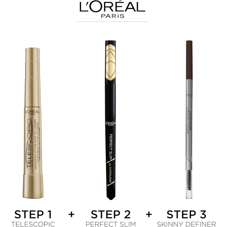 L'Oreal Paris Precision Application Telescopic Mascara in Magnetic Black, 8 ml