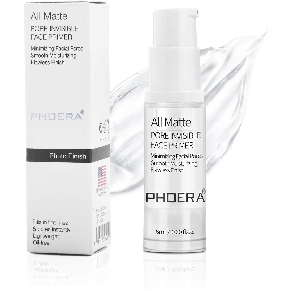 DETVFO PHOERA Protective Pore Primer: UV Shielding Makeup Base with Long-Lasting Matte Finish