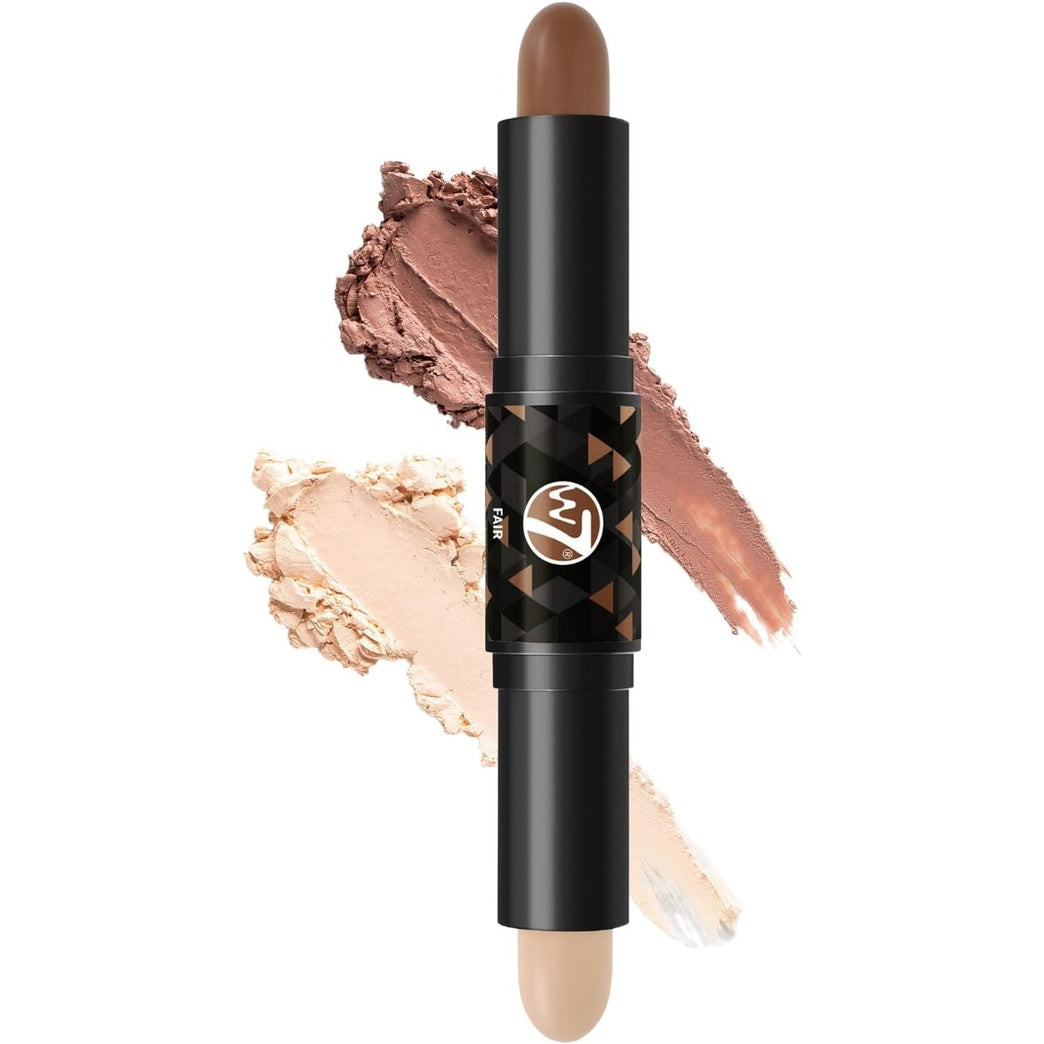 W7 Dual-Purpose Contour & Highlight Wand - Ideal for Fair Complexion