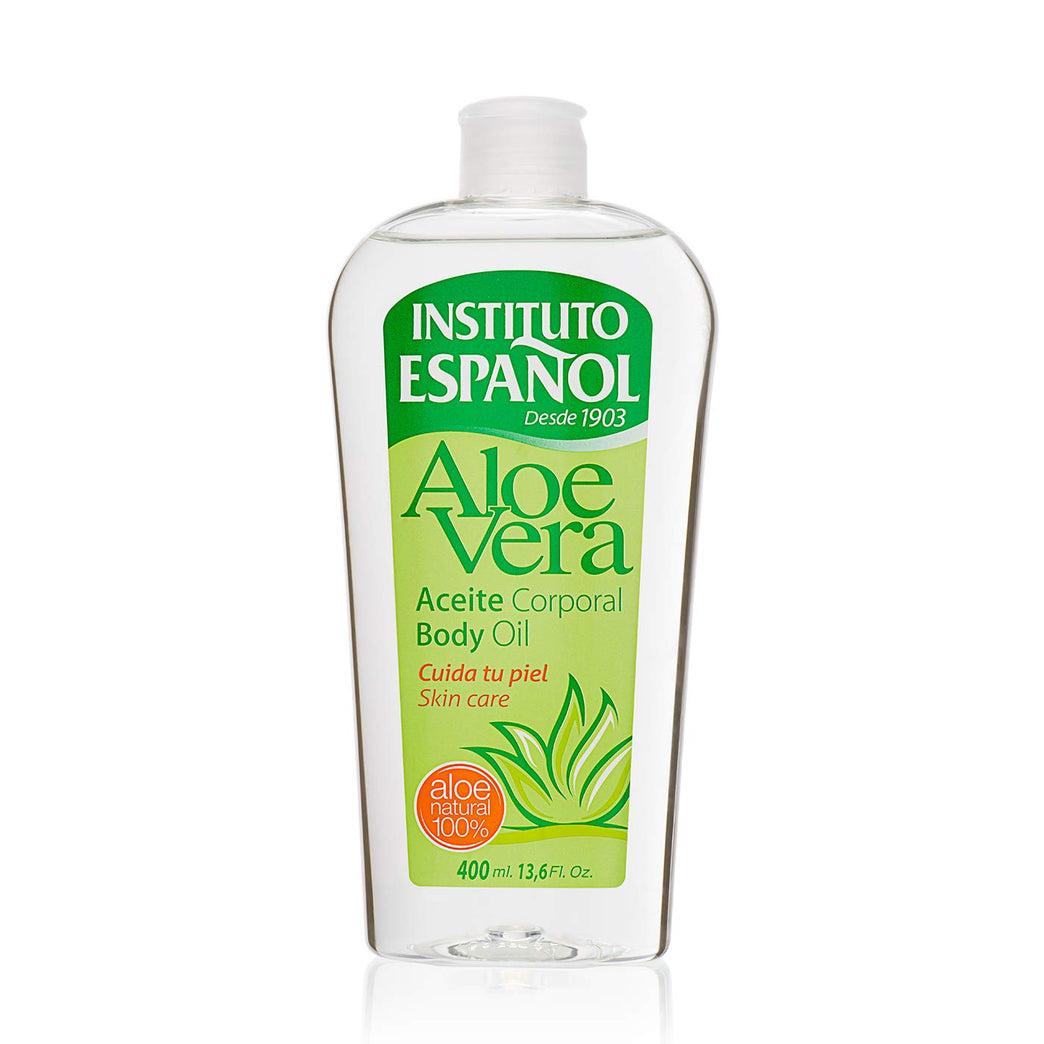 Instituto Espanol 400ml Aloe Vera Body Oil - Nourishing and Hydrating Skin Solution
