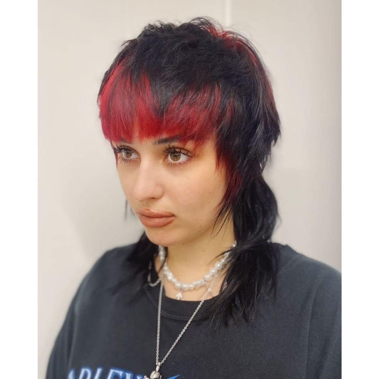 Crazy Color Vibrant Vermillion Red Semi-Permanent Duo Hair Dye. Highly Pigmented Scarlet Red Conditioning & Oil Nourishing Vegan Formula | No Bleach or Ammonia | 200ml