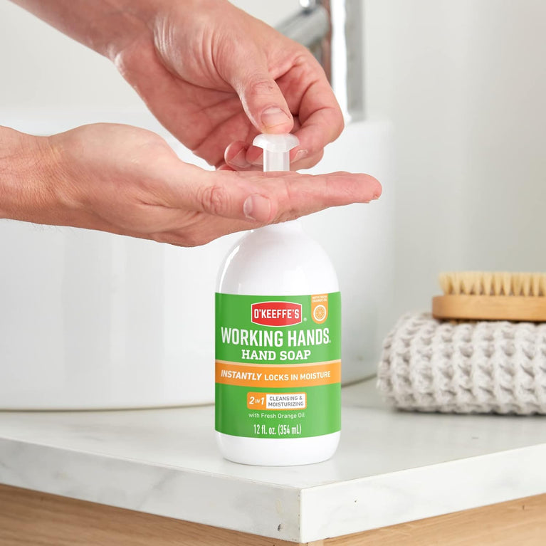 O'Keeffe's Orange Scented Moisturizing Hand Soap - 2-in-1 Cleansing & Hydrating Formula