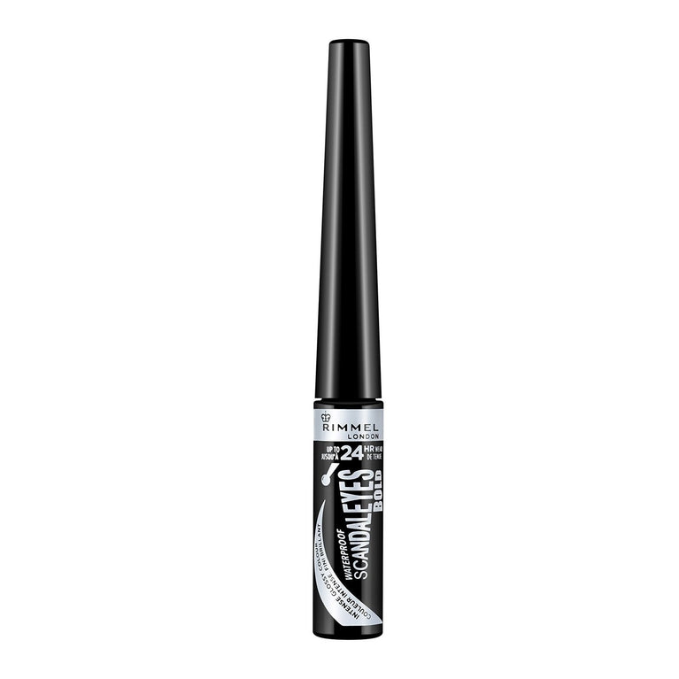 Rimmel London Scandaleyes Waterproof Intense Black Eyeliner with 24 Hour Wear