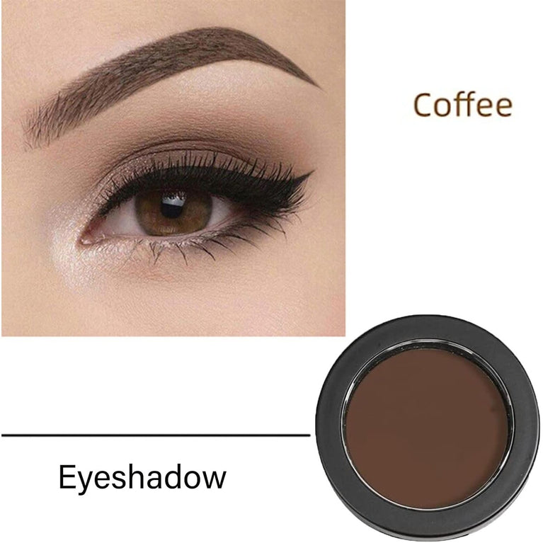 Long-Lasting Matte Eyeshadow - Single Brown Shade, High Pigmentation for Day & Night Use, Blendable Fine Pressed Powder, Suitable for All Skin Tones, Wet & Dry Application, Vegan, Cruelty & Mineral Oil-Free (Coffee)